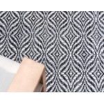 Rug Unique Loom Outdoor Trellis Charcoal Rectangular 6' 0 x 9' 0