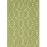 Rug Unique Loom Outdoor Trellis Green Rectangular 6' 0 x 9' 0