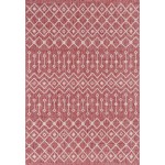 Rug Unique Loom Outdoor Trellis Rust Red Rectangular 6' 0 x 9' 0