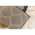 Rug Unique Loom Outdoor Trellis Gray Rectangular 6' 0 x 9' 0