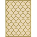 Rug Unique Loom Outdoor Trellis Olive Rectangular 6' 0 x 9' 0