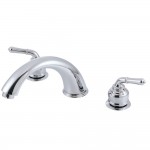 Kingston Brass Magellan Roman Tub Faucet, Polished Chrome