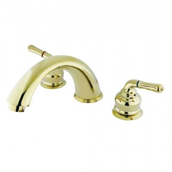 Kingston Brass Magellan Roman Tub Faucet, Polished Brass