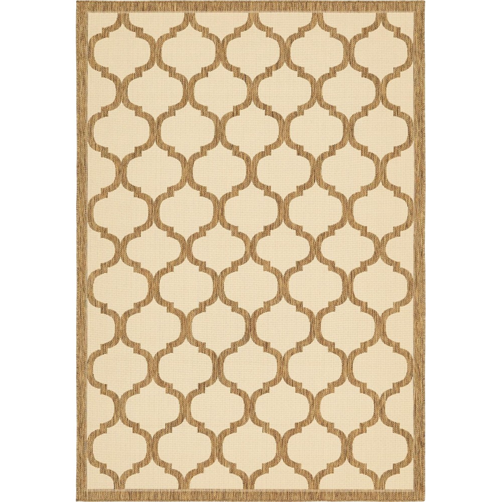 Rug Unique Loom Outdoor Trellis Brown Rectangular 6' 0 x 9' 0 Rug Unique Loom Outdoor Trellis Brown Rectangular 6' 0 x 9' 0