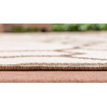 Rug Unique Loom Outdoor Trellis Beige Rectangular 6' 0 x 9' 0