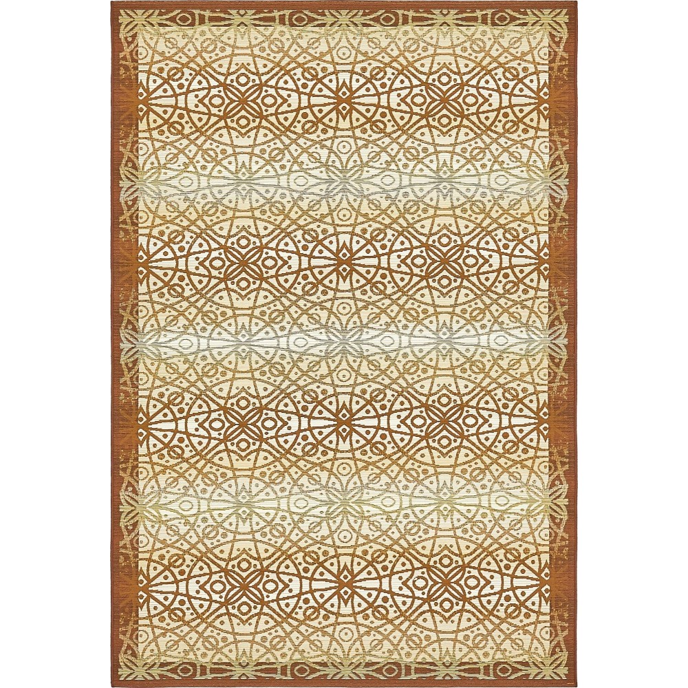 Rug Unique Loom Outdoor Trellis Beige/Brown Rectangular 5' 3 x 8' 0 Rug Unique Loom Outdoor Trellis Beige/Brown Rectangular 5' 3 x 8' 0