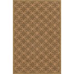 Rug Unique Loom Outdoor Trellis Light Brown Rectangular 5' 3 x 8' 0