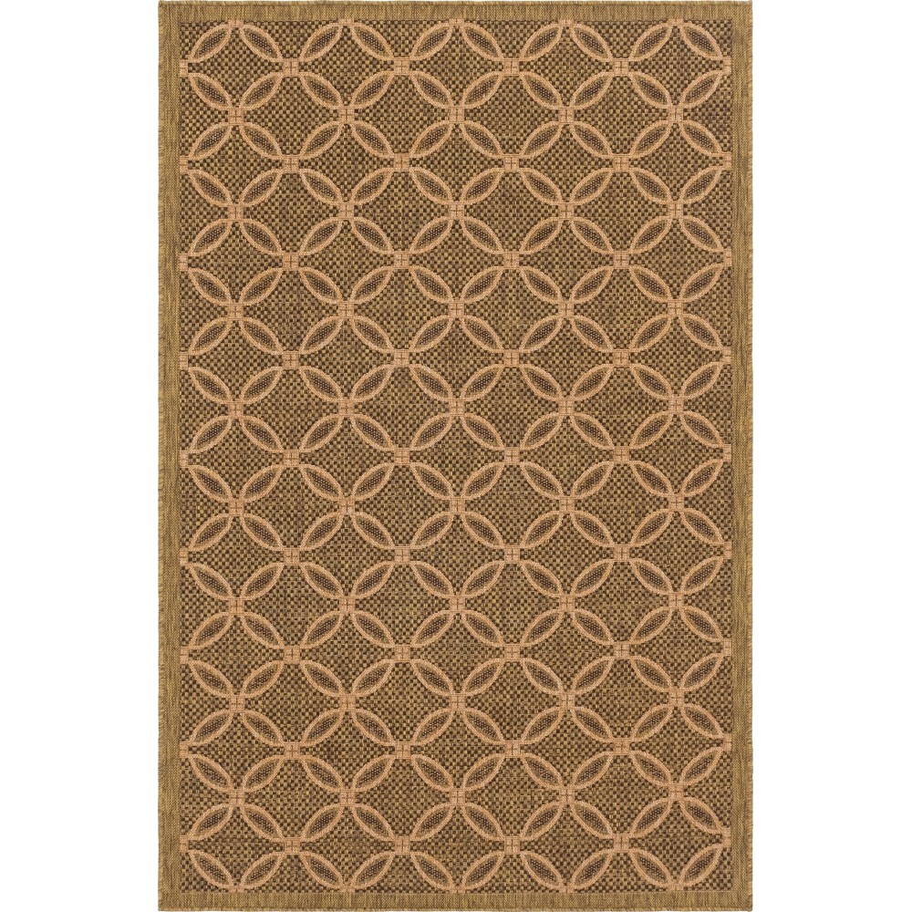 Rug Unique Loom Outdoor Trellis Light Brown Rectangular 5' 3 x 8' 0 Rug Unique Loom Outdoor Trellis Light Brown Rectangular 5' 3 x 8' 0