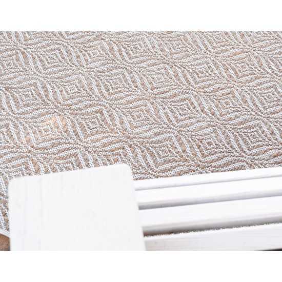 Rug Unique Loom Outdoor Trellis Tan Rectangular 5' 0 x 8' 0