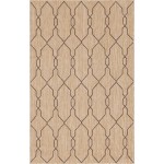 Rug Unique Loom Outdoor Trellis Tan Rectangular 5' 0 x 8' 0