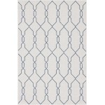 Rug Unique Loom Outdoor Trellis Ivory Rectangular 5' 0 x 8' 0