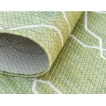 Rug Unique Loom Outdoor Trellis Green Rectangular 5' 0 x 8' 0