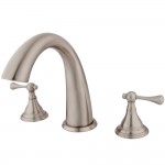 Kingston Brass Vintage Roman Tub Faucet, Brushed Nickel