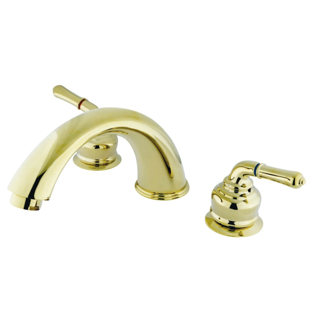 Kingston Brass Magellan Roman Tub Faucet, Polished Brass Kingston Brass Magellan Roman Tub Faucet, Polished Brass