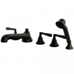 Kingston Brass Roman Tub Faucet with Hand Shower, Oil Rubbed Bronze