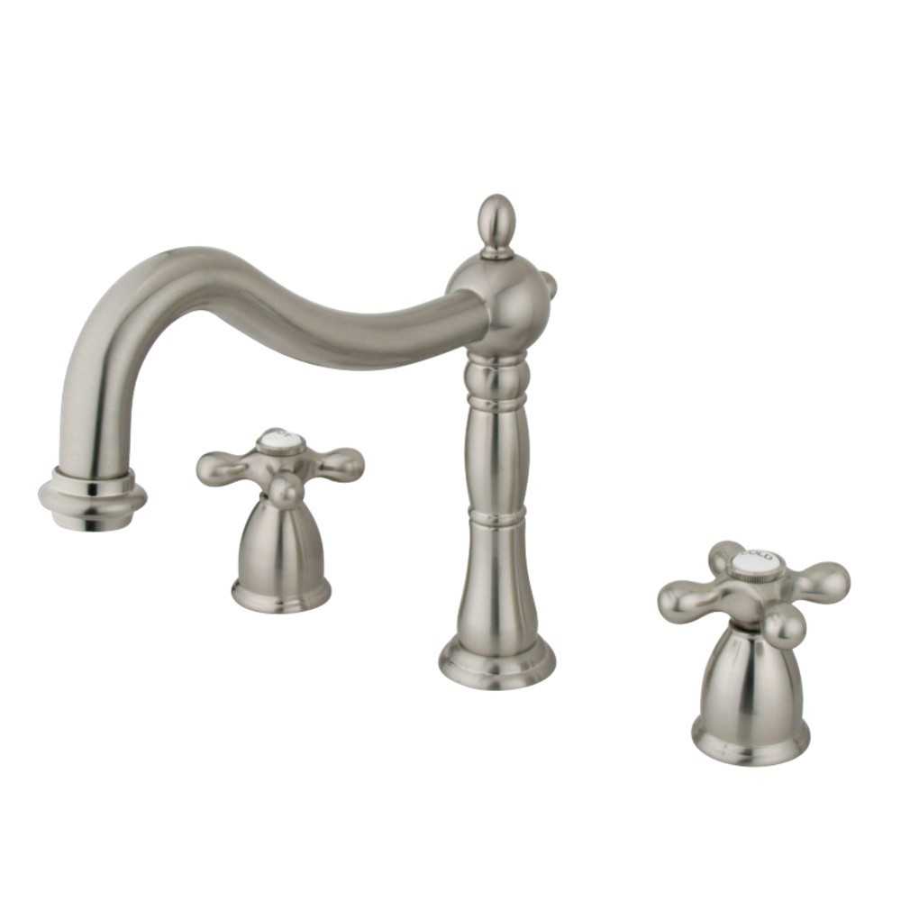 Kingston Brass Heritage Roman Tub Faucet, Brushed Nickel Kingston Brass Heritage Roman Tub Faucet, Brushed Nickel