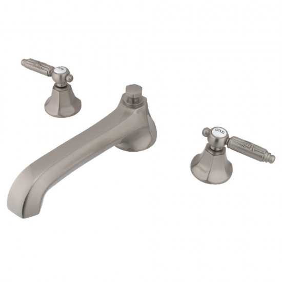 Kingston Brass Georgian Roman Tub Faucet, Brushed Nickel