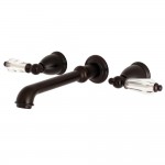 Kingston Brass Wilshire Wall Mount Roman Tub Faucet, Oil Rubbed Bronze
