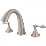 Kingston Brass Vintage Roman Tub Faucet, Brushed Nickel