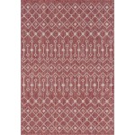 Rug Unique Loom Outdoor Trellis Rust Red Rectangular 4' 0 x 6' 0