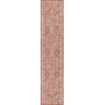 Rug Unique Loom Outdoor Traditional Rust Red Runner 2' 7 x 12' 0