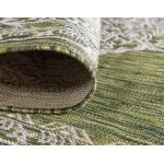 Rug Unique Loom Outdoor Traditional Green Runner 2' 0 x 6' 0