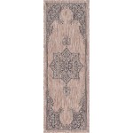 Rug Unique Loom Outdoor Traditional Beige Runner 2' 0 x 6' 0