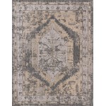 Rug Unique Loom Outdoor Traditional Charcoal Rectangular 10' 0 x 13' 0