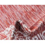 Rug Unique Loom Outdoor Traditional Rust Red Rectangular 9' 0 x 12' 0