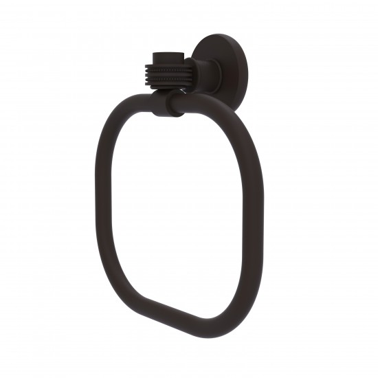 Allied Brass Continental Collection Towel Ring with Dotted Accents