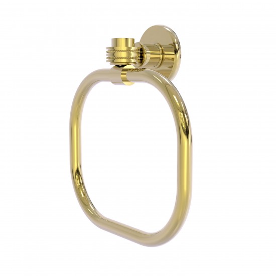 Allied Brass Continental Collection Towel Ring with Dotted Accents