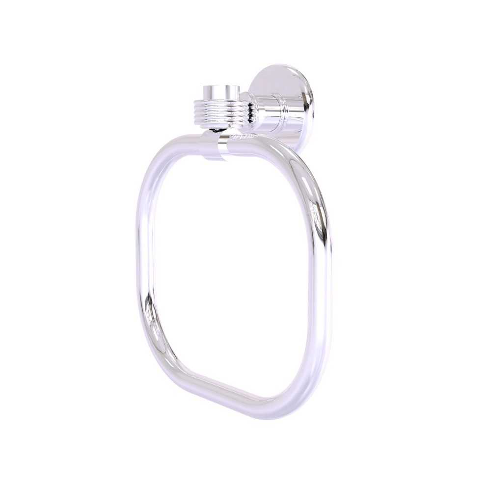 Allied Brass Continental Collection Towel Ring with Groovy Accents Allied Brass Continental Collection Towel Ring with Groovy Accents