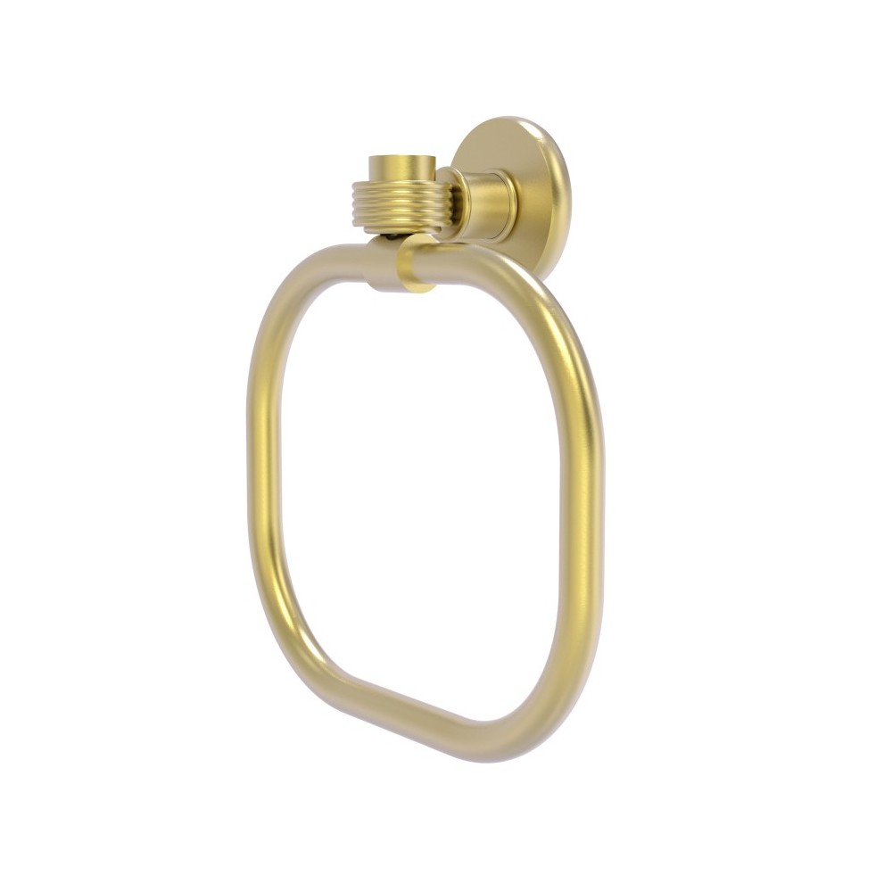 Allied Brass Continental Collection Towel Ring with Groovy Accents Allied Brass Continental Collection Towel Ring with Groovy Accents