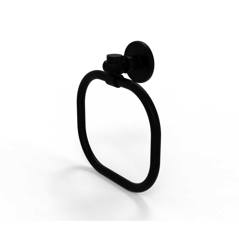 Allied Brass Continental Collection Towel Ring with Twist Accents Allied Brass Continental Collection Towel Ring with Twist Accents