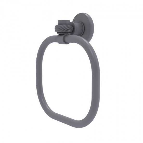 Allied Brass Continental Collection Towel Ring with Twist Accents