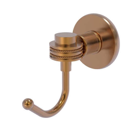 Allied Brass Continental Collection Robe Hook with Dotted Accents