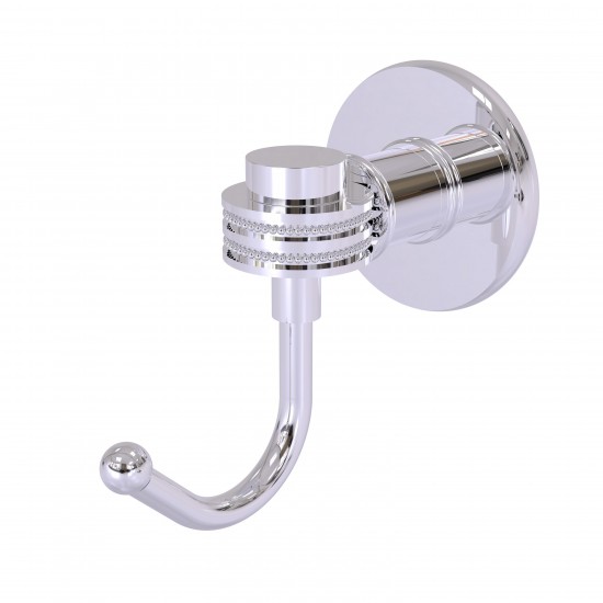 Allied Brass Continental Collection Robe Hook with Dotted Accents