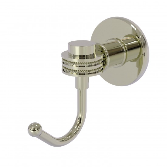 Allied Brass Continental Collection Robe Hook with Dotted Accents