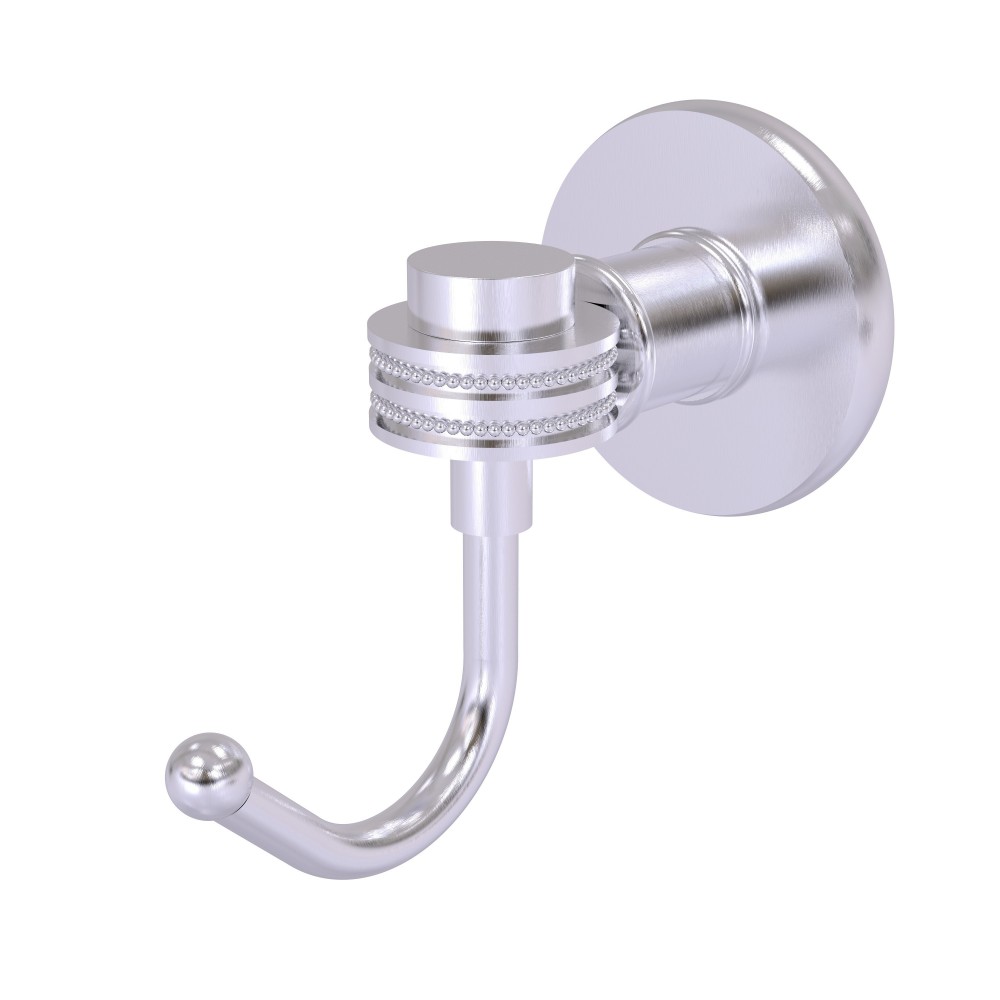 Allied Brass Continental Collection Robe Hook with Dotted Accents Allied Brass Continental Collection Robe Hook with Dotted Accents