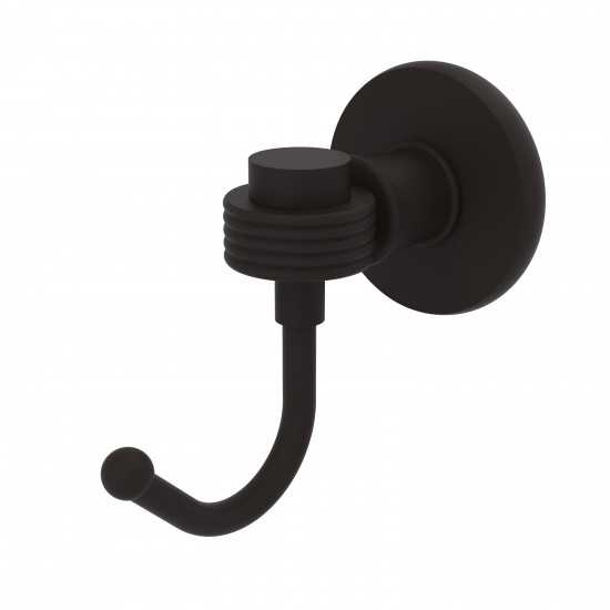 Allied Brass Continental Collection Robe Hook with Groovy Accents