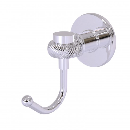 Allied Brass Continental Collection Robe Hook with Twist Accents