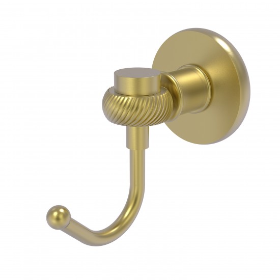 Allied Brass Continental Collection Robe Hook with Twist Accents