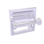 Allied Brass Continental Collection Recessed Toilet Tissue Holder with Groovy Accents