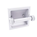 Allied Brass Continental Collection Recessed Toilet Tissue Holder with Groovy Accents