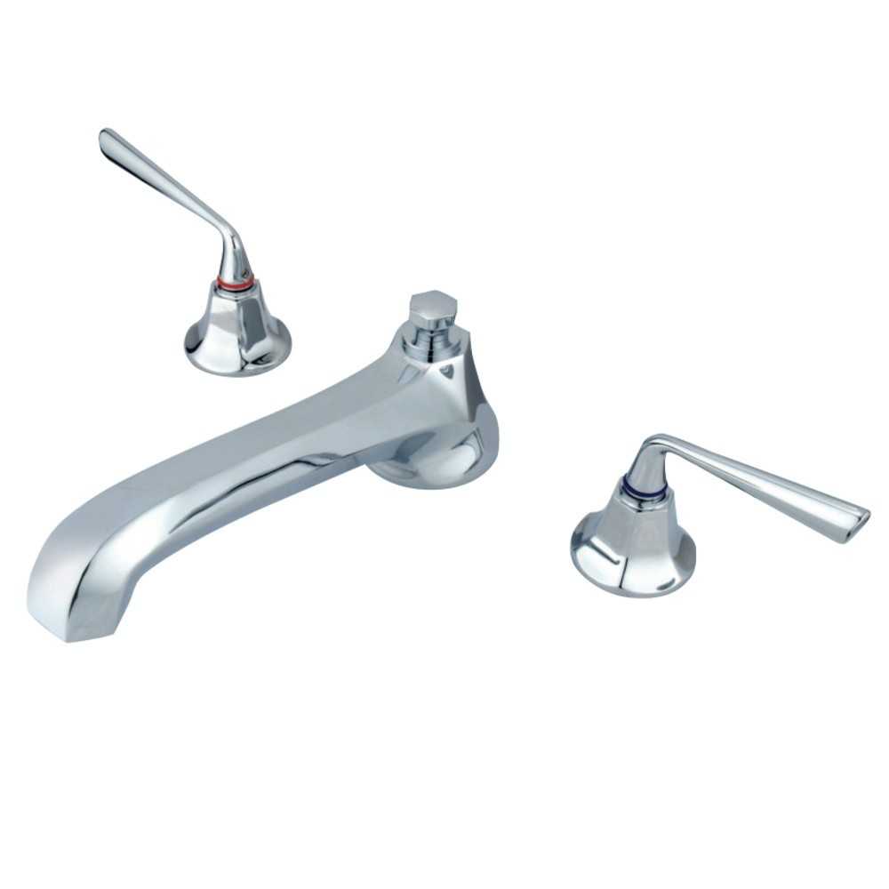 Kingston Brass Silver Sage Roman Tub Faucet, Polished Chrome