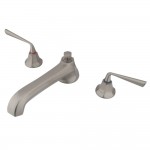 Kingston Brass Silver Sage Roman Tub Faucet, Brushed Nickel
