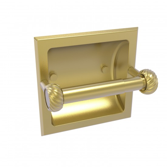 Allied Brass Continental Collection Recessed Toilet Tissue Holder with Twisted Accents