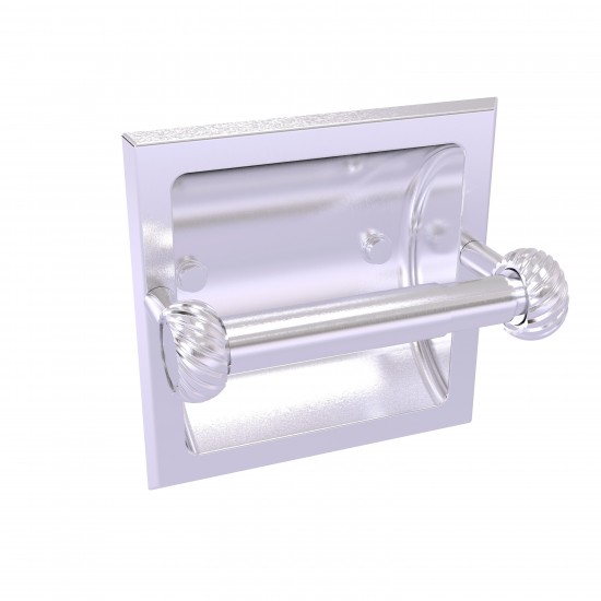 Allied Brass Continental Collection Recessed Toilet Tissue Holder with Twisted Accents