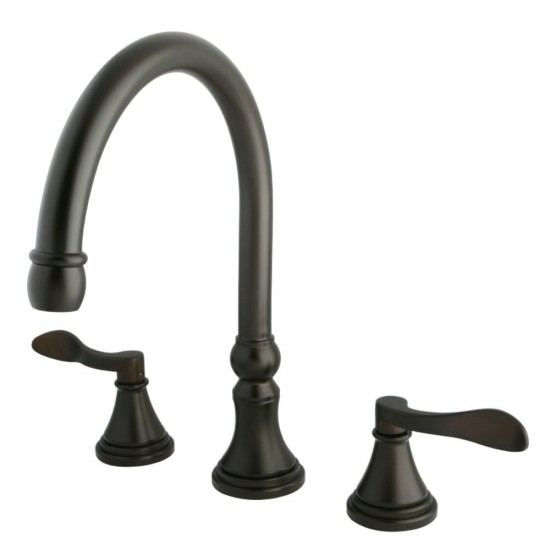 Kingston Brass NuFrench Roman Tub Faucet, Oil Rubbed Bronze