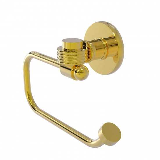 Allied Brass Continental Collection Euro Style Toilet Tissue Holder with Groovy Accents